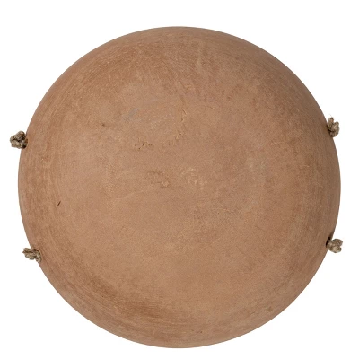 Shallow Dish Terracotta & Jute Hanging Planter By Foreside Home & Garden 4 Shallow Dish Terracotta & Jute Hanging Planter By Foreside Home & Garden - Image 2