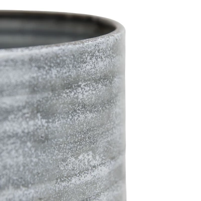 White Metal Planter - Foreside Home & Garden 3 White Metal Planter - Foreside Home & Garden