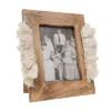 5x7 Inches White Wood, Cotton & Glass Photo Frame - Foreside Home & Garden 2 5x7 Inches White Wood, Cotton & Glass Photo Frame - Foreside Home & Garden -Eco Haven Store GUEST 68af233b 0db7 4f20 b912 74c1fa85fc3b