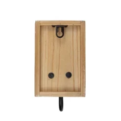 Faucet Wall Hook Black Cast Iron & Wood By Foreside Home & Garden -Eco Haven Store GUEST 68f14990 37c2 4033 8103 6b670c6df48b