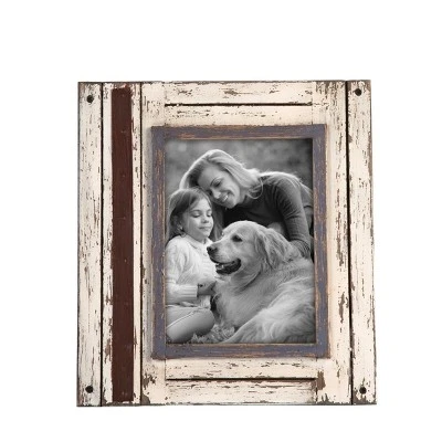 White And Brown Decorative Distressed Wood Picture Frame - Foreside Home & Garden 11 White And Brown Decorative Distressed Wood Picture Frame - Foreside Home & Garden - Image 9