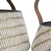 Set Of 2 Brass Metal & Leather Baskets - Foreside Home & Garden -Eco Haven Store GUEST 6aafb111 a0df 457b 8a62 36190a00a862