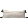 Oversized 14x36" Hand Woven Decorative Cotton Lumbar Throw Pillow With Hand Tied Tassels - Foreside Home & Garden -Eco Haven Store GUEST 6ac4c9a4 133d 4ca1 988a 672ccd4fe7e0