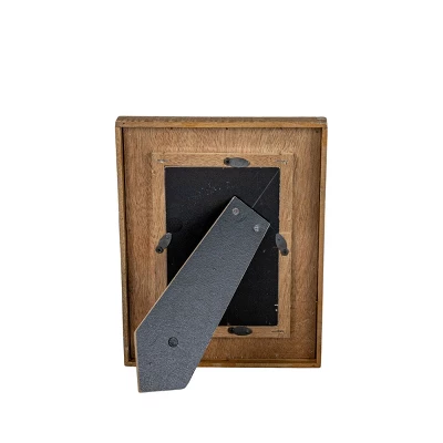 4X6 Inch Cross Pattern Picture Frame White MDF, Wood & Glass By Foreside Home & Garden 4 4X6 Inch Cross Pattern Picture Frame White MDF, Wood & Glass By Foreside Home & Garden - Image 2