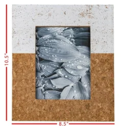 Color Block 5X7 Photo Frame White MDF, Cork & Glass - Foreside Home & Garden 13 Color Block 5X7 Photo Frame White MDF, Cork & Glass - Foreside Home & Garden -Eco Haven Store GUEST 6caf7054 001b 41ce a5f5 9e8504f00c41