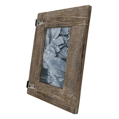 Hinge Accent 5X7 Photo Frame Natural Wood, MDF, Metal & Glass - Foreside Home & Garden 7 Hinge Accent 5X7 Photo Frame Natural Wood, MDF, Metal & Glass - Foreside Home & Garden - Image 5