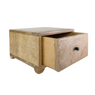 Natural Wood Decorative Drawer - Foreside Home & Garden 3 Natural Wood Decorative Drawer - Foreside Home & Garden - Image 2