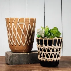 Rattan Woven Planter - Foreside Home And Garden 13 Rattan Woven Planter - Foreside Home And Garden -Eco Haven Store GUEST 70cb58c9 f5b9 4dd7 9238 aa58c8915458