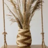 Brown Basket Woven Rope By Foreside Home & Garden