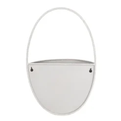 Textured Wall Pocket Gray Metal - Foreside Home & Garden -Eco Haven Store GUEST 72de920d 8d19 486b a10f 4e79f9962fb3