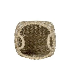 10 Inch Basket White Seagrass & Rope By Foreside Home & Garden -Eco Haven Store GUEST 7354c71e c83e 4f48 81ff 82e32f57c494