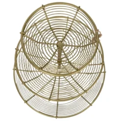 3-Tiered Basket Riser Brass Metal With Jute Tassel By Foreside Home & Garden -Eco Haven Store GUEST 789eab25 9cfb 4074 b8ed a8aa1b153e5b