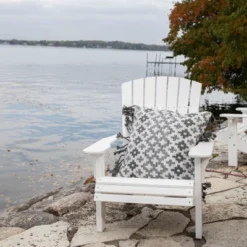 24x24 Inches Hand Woven Gray Polyester With Polyester Fill Pillow - Foreside Home & Garden 10 24x24 Inches Hand Woven Gray Polyester With Polyester Fill Pillow - Foreside Home & Garden -Eco Haven Store GUEST 809b49c6 d865 43c2 99a5 21f47592ed43