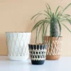 Rattan Woven Planter - Foreside Home And Garden -Eco Haven Store GUEST 8262ee34 c738 43bf 8107 5b3afdfd4c79