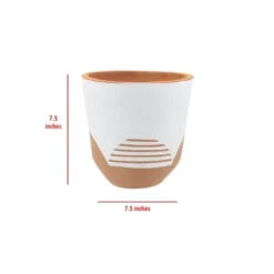 Large Natural Terracotta Painted Planter - Foreside Home & Garden -Eco Haven Store GUEST 851cf4e0 0027 44e3 a742 bc51d334aceb