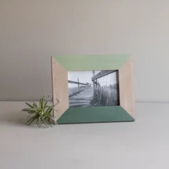 5x7 Inches Green Wood & Glass Photo Frame - Foreside Home & Garden 14 5x7 Inches Green Wood & Glass Photo Frame - Foreside Home & Garden -Eco Haven Store GUEST 880f861b 6889 4b7c b59a a83836da93a2