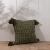 Green On Green Stitched 20X20 Hand Woven Filled Pillow - Foreside Home & Garden 2 Green On Green Stitched 20X20 Hand Woven Filled Pillow - Foreside Home & Garden -Eco Haven Store GUEST 89da21f4 a36d 4b88 8059 8903f89b3652