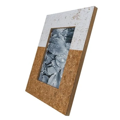 Color Block 5X7 Photo Frame White MDF, Cork & Glass - Foreside Home & Garden 7 Color Block 5X7 Photo Frame White MDF, Cork & Glass - Foreside Home & Garden - Image 5