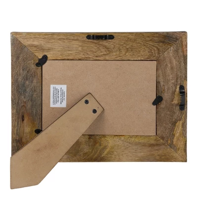 Two Tone 5X7 Natural Wood Photo Frame - Foreside Home & Garden 6 Two Tone 5X7 Natural Wood Photo Frame - Foreside Home & Garden - Image 4