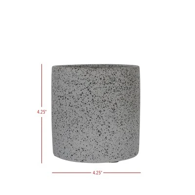 Textured Black Stoneware Planter By Foreside Home & Garden 7 Textured Black Stoneware Planter By Foreside Home & Garden - Image 5