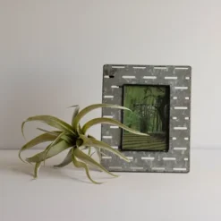 4x6 Inches Galvanized Metal & Glass Photo Frame - Foreside Home & Garden -Eco Haven Store GUEST 8fd1639a bc0b 4b3a 9e02 5f203b37f5b4