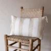 14X22 Inch Hand Woven Pillow Tan Cotton With Polyester Fill - Foreside Home & Garden