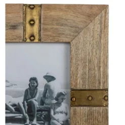 5X7 Inch Brass Metal Strap Picture Frame With Wood, MDF & Glass By Foreside Home & Garden 11 5X7 Inch Brass Metal Strap Picture Frame With Wood, MDF & Glass By Foreside Home & Garden -Eco Haven Store GUEST 948b68e1 52c5 43dd 83ad 32a0e5d8a550