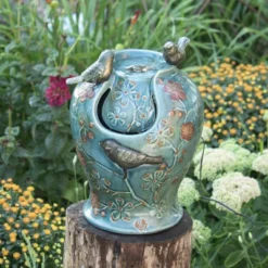 Blue Verdigris Bird Indoor Water Fountain With LED Light And Pump - Foreside Home & Garden 13 Blue Verdigris Bird Indoor Water Fountain With LED Light And Pump - Foreside Home & Garden -Eco Haven Store GUEST 97a881cb f2b1 4cb4 9ab2 b24d7535296e