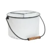 White Metal Caddy - Foreside Home & Garden -Eco Haven Store GUEST 9848f4ab e3b2 4600 aa2d 4088c09b4027