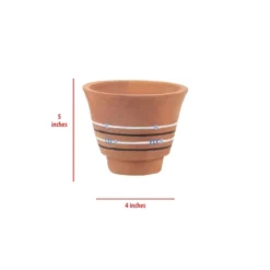 Small Natural Terracotta Painted Planter - Foreside Home & Garden -Eco Haven Store GUEST 98b2d041 7e63 4cf8 a68f 2e145621f609