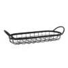 Oblong Black Metal Basket - Foreside Home & Garden 2 Oblong Black Metal Basket - Foreside Home & Garden -Eco Haven Store GUEST 996c3e14 b638 4642 9818 efbab2297e83