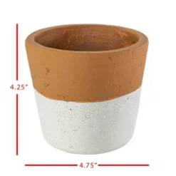 Terracotta Bottom Dipped Terracotta Planter - Foreside Home & Garden 9 Terracotta Bottom Dipped Terracotta Planter - Foreside Home & Garden -Eco Haven Store GUEST 9c93742c 8bf1 4267 8fd8 8b00731e45e0