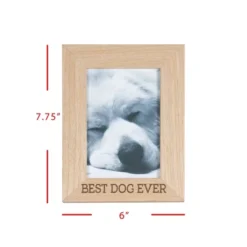 4x6 Inches "Best Dog Ever" Natural Wood & Glass Photo Frame - Foreside Home & Garden 13 4x6 Inches "Best Dog Ever" Natural Wood & Glass Photo Frame - Foreside Home & Garden -Eco Haven Store GUEST 9cdd89c3 65b7 4381 92eb 3b6b47cf0339