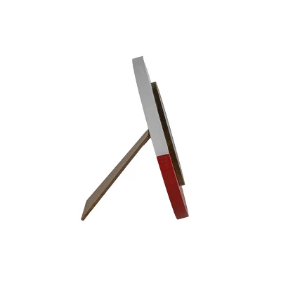 4X4 Inch Bobber Picture Frame Red MDF & Glass By Foreside Home & Garden 4 4X4 Inch Bobber Picture Frame Red MDF & Glass By Foreside Home & Garden - Image 2