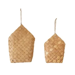 Set Of 2 Woven Wall Baskets Brown Rattan & Jute By Foreside Home & Garden 10 Set Of 2 Woven Wall Baskets Brown Rattan & Jute By Foreside Home & Garden -Eco Haven Store GUEST a4969b91 b538 4ebe b4c4 81202af918db