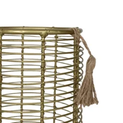 Utensil Caddy Brass Metal With Jute Tassel By Foreside Home & Garden 8 Utensil Caddy Brass Metal With Jute Tassel By Foreside Home & Garden -Eco Haven Store GUEST a92095e1 d8a3 4883 a022 3b2fff07642d