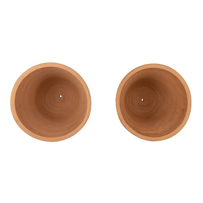 Set Of 2 Large Terracotta Planters - Foreside Home & Garden 5 Set Of 2 Large Terracotta Planters - Foreside Home & Garden - Image 3