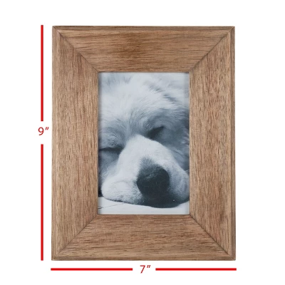 Natural 4X6 Photo Frame Natural Wood, MDF & Glass - Foreside Home & Garden 8 Natural 4X6 Photo Frame Natural Wood, MDF & Glass - Foreside Home & Garden - Image 6