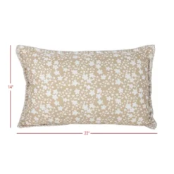 14X22 Inch Hand Woven Floral Outdoor Pillow Tan Polyester With Polyester Fill By Foreside Home & Garden 9 14X22 Inch Hand Woven Floral Outdoor Pillow Tan Polyester With Polyester Fill By Foreside Home & Garden -Eco Haven Store GUEST ad3d9d48 b5b4 4ae1 8ae7 623ebd1f64d8