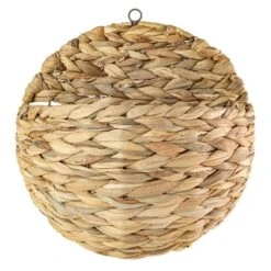 Braided Wall Pocket Water Hyacinth & Metal - Foreside Home & Garden -Eco Haven Store GUEST b14d8f16 a169 4870 b117 ca62c92f0e86