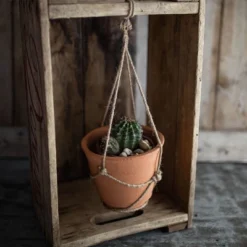 Hanging Terracotta Terracotta & Jute Planter - Foreside Home & Garden -Eco Haven Store GUEST b22a0696 55ae 4259 b3ff 798e39670bdc