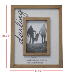 Antique White Canvas 4x6 Inch "Darling" Wood Decorative Picture Frame - Foreside Home & Garden 12 Antique White Canvas 4x6 Inch "Darling" Wood Decorative Picture Frame - Foreside Home & Garden -Eco Haven Store GUEST b4908e11 9de7 40eb ade7 7d9156617aff