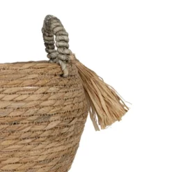 Brown Basket Woven Seagrass & Corn Husk By Foreside Home & Garden 10 Brown Basket Woven Seagrass & Corn Husk By Foreside Home & Garden -Eco Haven Store GUEST b796daa1 5534 444c bbe9 930839710a36