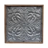 Whitewashed Tin Tile With Wood Frame Wall Decor - Foreside Home & Garden 2 Whitewashed Tin Tile With Wood Frame Wall Decor - Foreside Home & Garden -Eco Haven Store GUEST b8707310 52e0 40e9 a6d3 f4792ce2717e