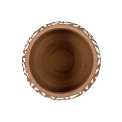 White Floral Terracotta Planter By Foreside Home & Garden 10 White Floral Terracotta Planter By Foreside Home & Garden -Eco Haven Store GUEST ba4127fe 8e13 4266 8f51 7a1434d730ce