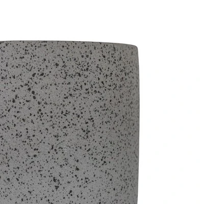 Textured Black Stoneware Planter By Foreside Home & Garden 4 Textured Black Stoneware Planter By Foreside Home & Garden - Image 2