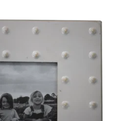 Cream Bubble Pattern 4x6 Inch Enamel Metal Decorative Picture Frame - Foreside Home & Garden 12 Cream Bubble Pattern 4x6 Inch Enamel Metal Decorative Picture Frame - Foreside Home & Garden -Eco Haven Store GUEST bb47d6d2 941c 4607 a68f 6ddfb9651bfa