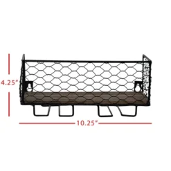 Two Bottle Black Wire Metal Wall Mount Wine Rack - Foreside Home & Garden 14 Two Bottle Black Wire Metal Wall Mount Wine Rack - Foreside Home & Garden -Eco Haven Store GUEST bc7ab71f 1999 467b a91a d74131e2e5c1