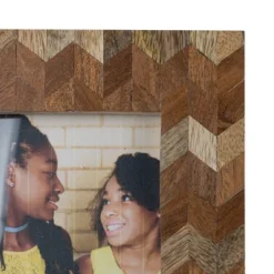 Tiled Chevron 4X6 Wood Photo Frame - Foreside Home & Garden 11 Tiled Chevron 4X6 Wood Photo Frame - Foreside Home & Garden -Eco Haven Store GUEST bd83d25e 3e8f 41a9 b7e0 b16e4db13189