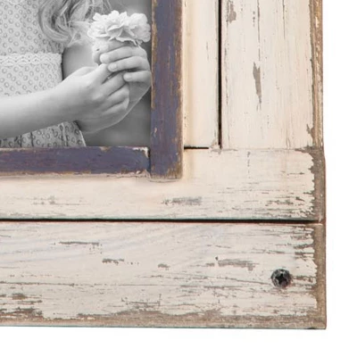 White And Brown Decorative Distressed Wood Picture Frame - Foreside Home & Garden 4 White And Brown Decorative Distressed Wood Picture Frame - Foreside Home & Garden - Image 2